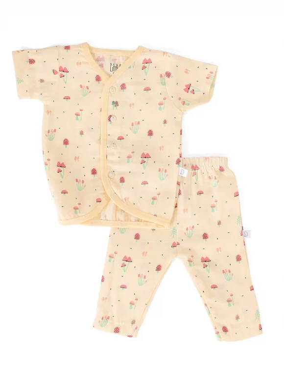 Muslin Jhabla & Pant Set